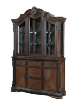 Main view of Kiera Coffee Brown hutch
