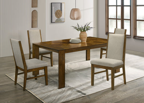 Room view showing Hollister Light Brown Rectangular Dining Room Set dining furniture