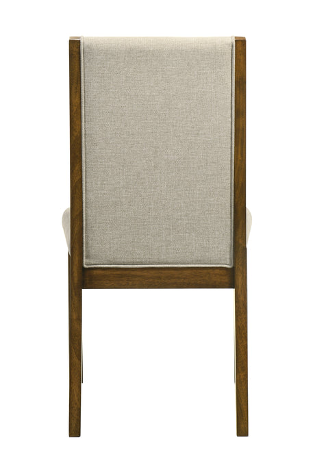 Side chairs of Hollister Light Brown Rectangular Dining Room Set