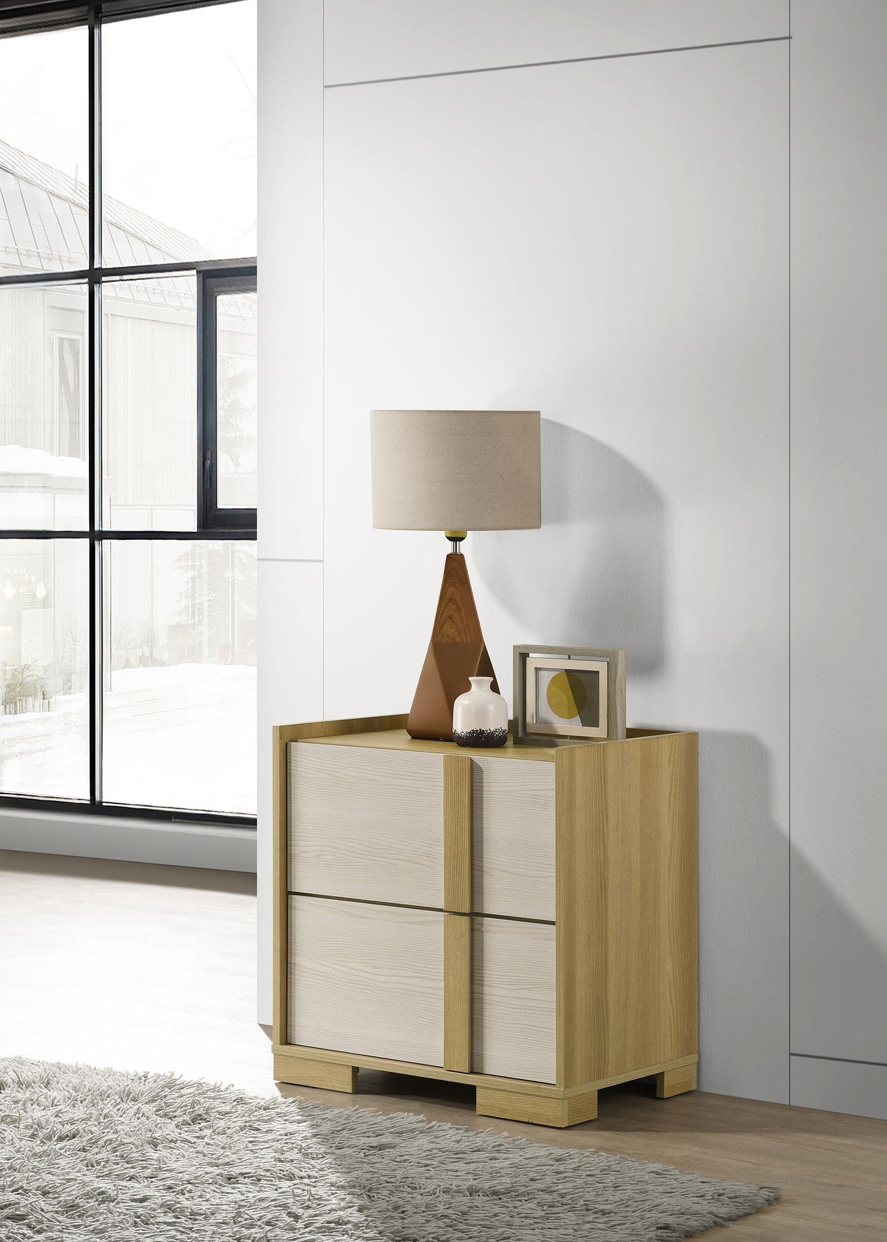 Hyland nightstand drawer detail