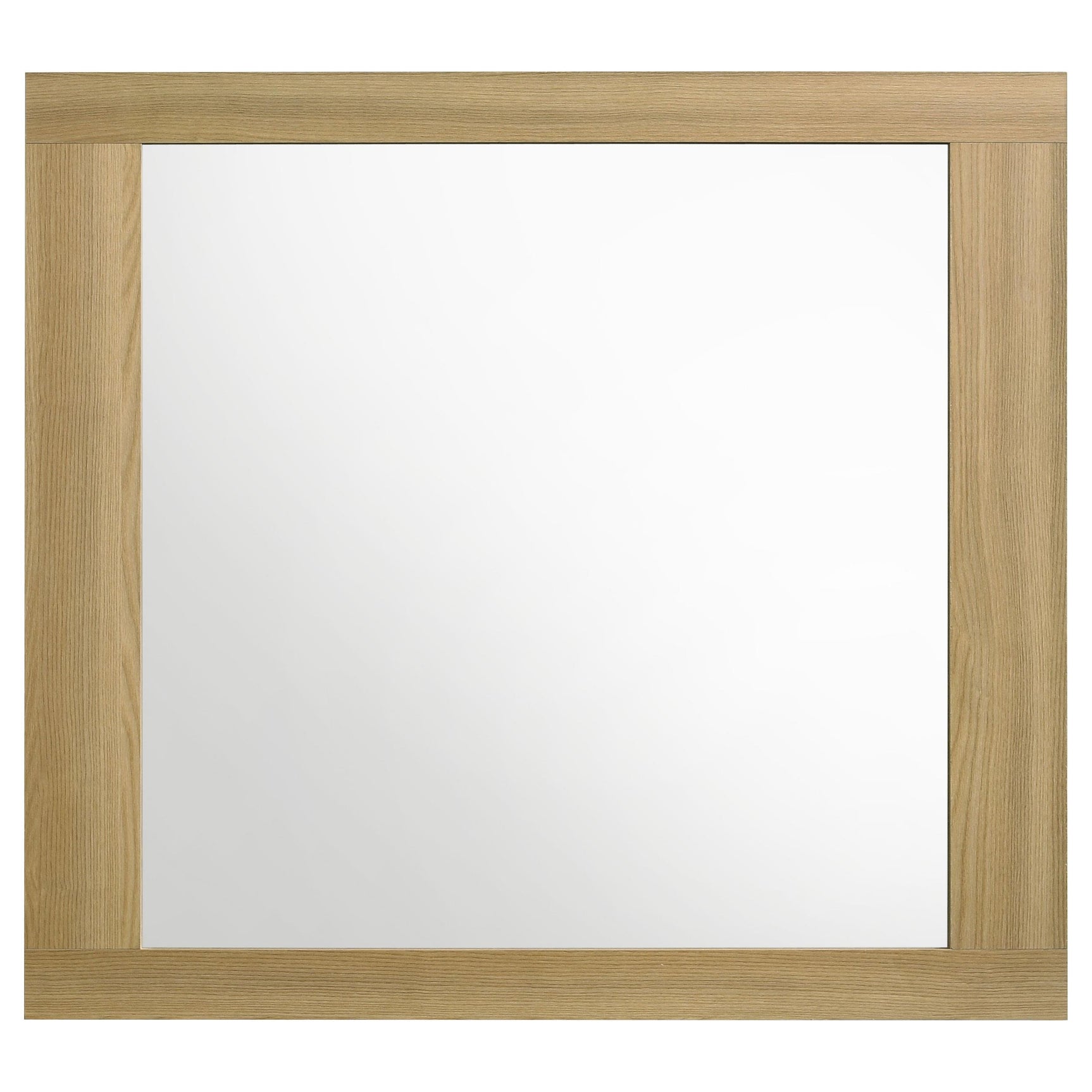Close-up of Hyland mirror frame corner