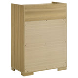 Hyland 4-drawer chest of drawers in natural and white finish