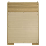 Hyland 4-drawer chest of drawers in natural and white finish