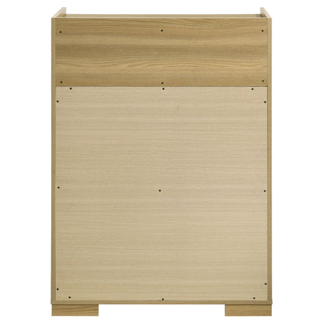Hyland 4-drawer chest of drawers in natural and white finish