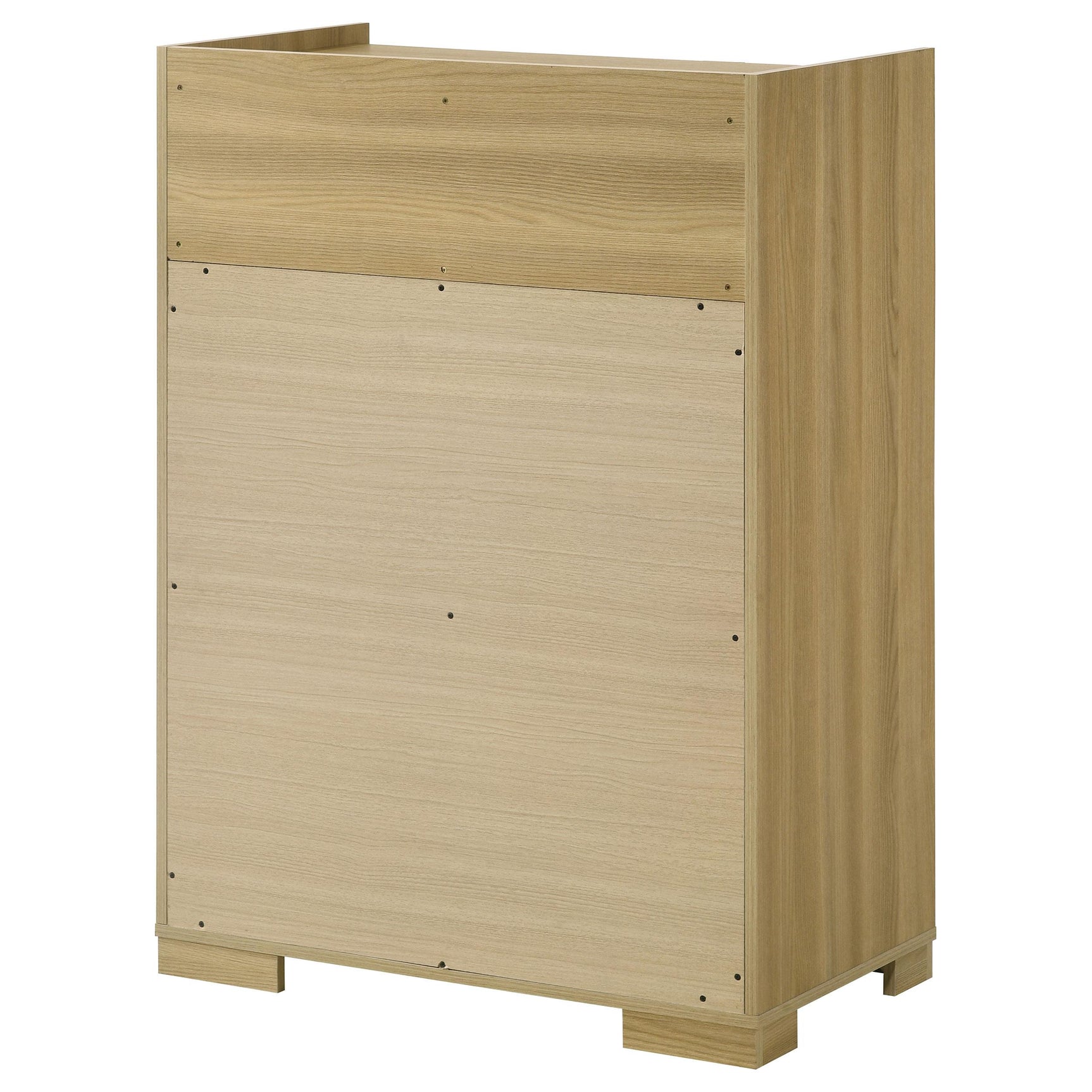 Hyland 4-drawer chest of drawers in natural and white finish