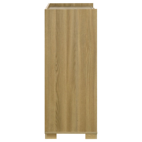 Hyland 4-drawer chest of drawers in natural and white finish