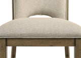 Extended rectangular dining table with leaf in Cockrell Set