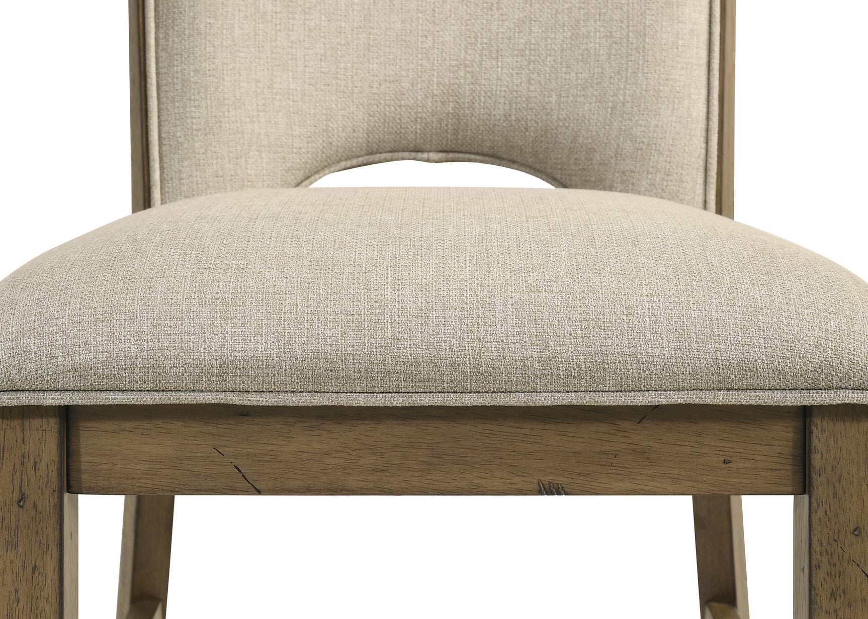 Extended rectangular dining table with leaf in Cockrell Set