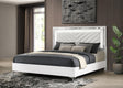 Side angle of Cassia Eastern King LED Panel Bed