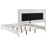Low footboard design of Cassia LED Panel Bed