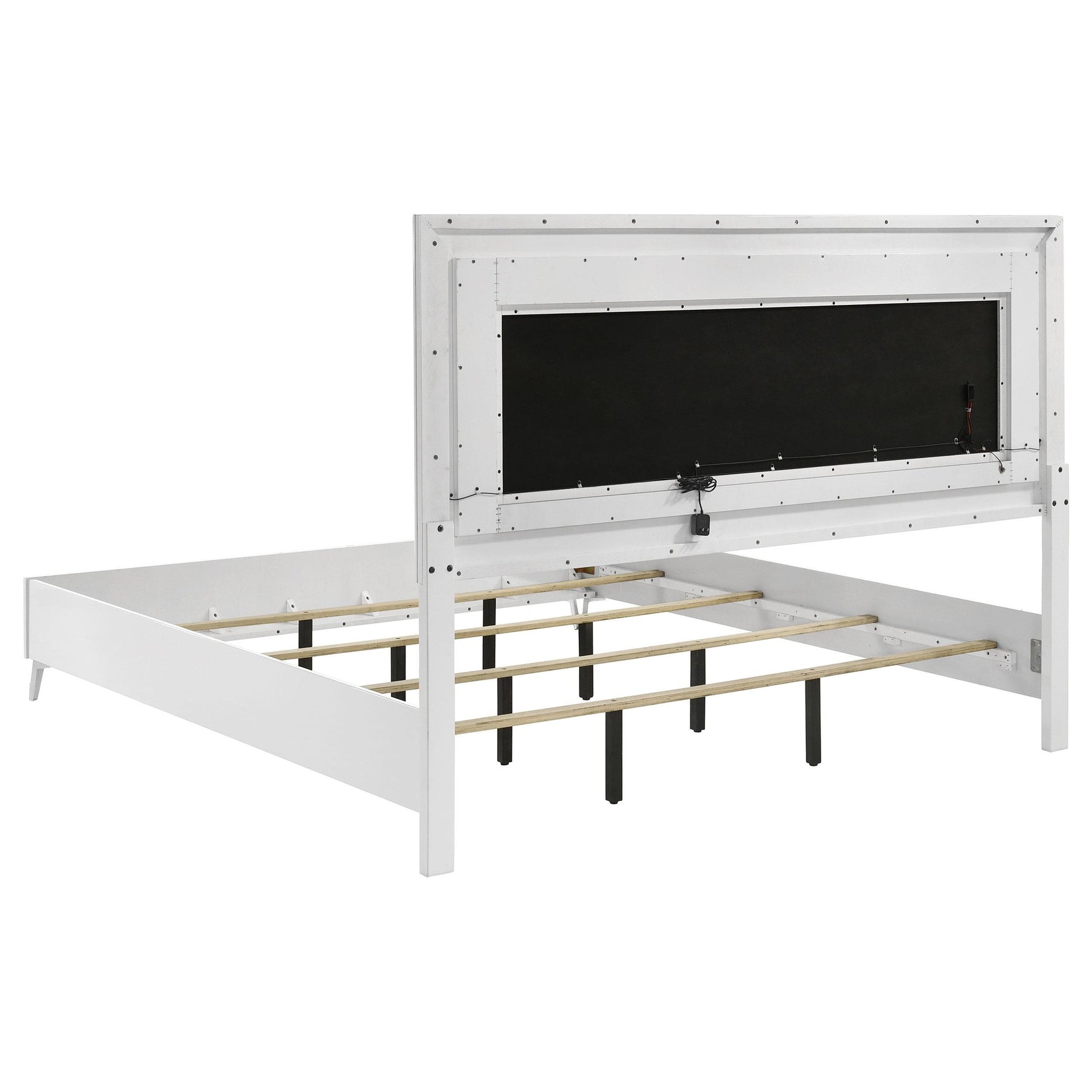 Low footboard design of Cassia LED Panel Bed