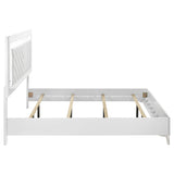 LED light switch on headboard frame