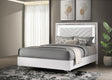 Cassia Queen LED Panel Bed side angle showing LED lighting