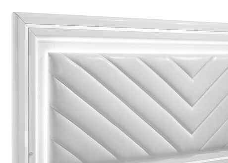 Left headboard frame with LED light switch