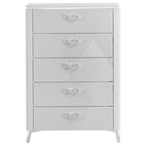 Cassia chest drawer detail with ribbed pattern