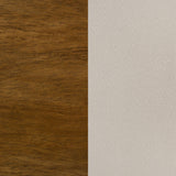 Close-up of polyester upholstery and foam cushioning on headboard