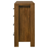 Top drawer opened showing felt lining in Adderley dresser