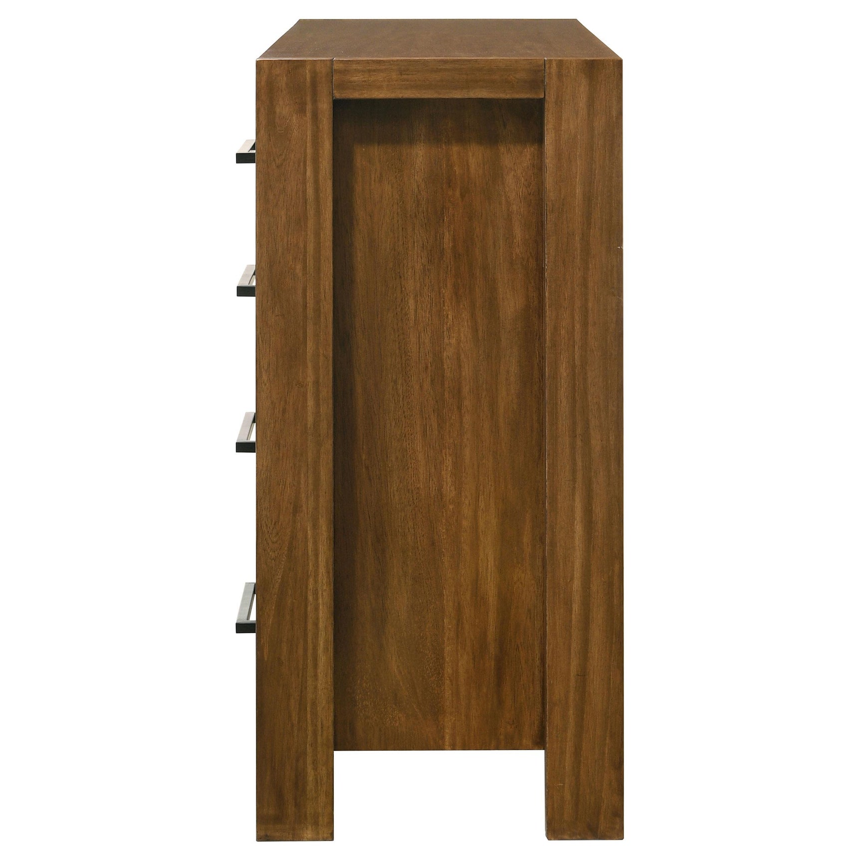 Top drawer opened showing felt lining in Adderley dresser