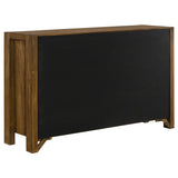 Wide shot of Adderley dresser with visible wood grain and rustic finish