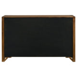 Angle view highlighting stout posts and drawer glides