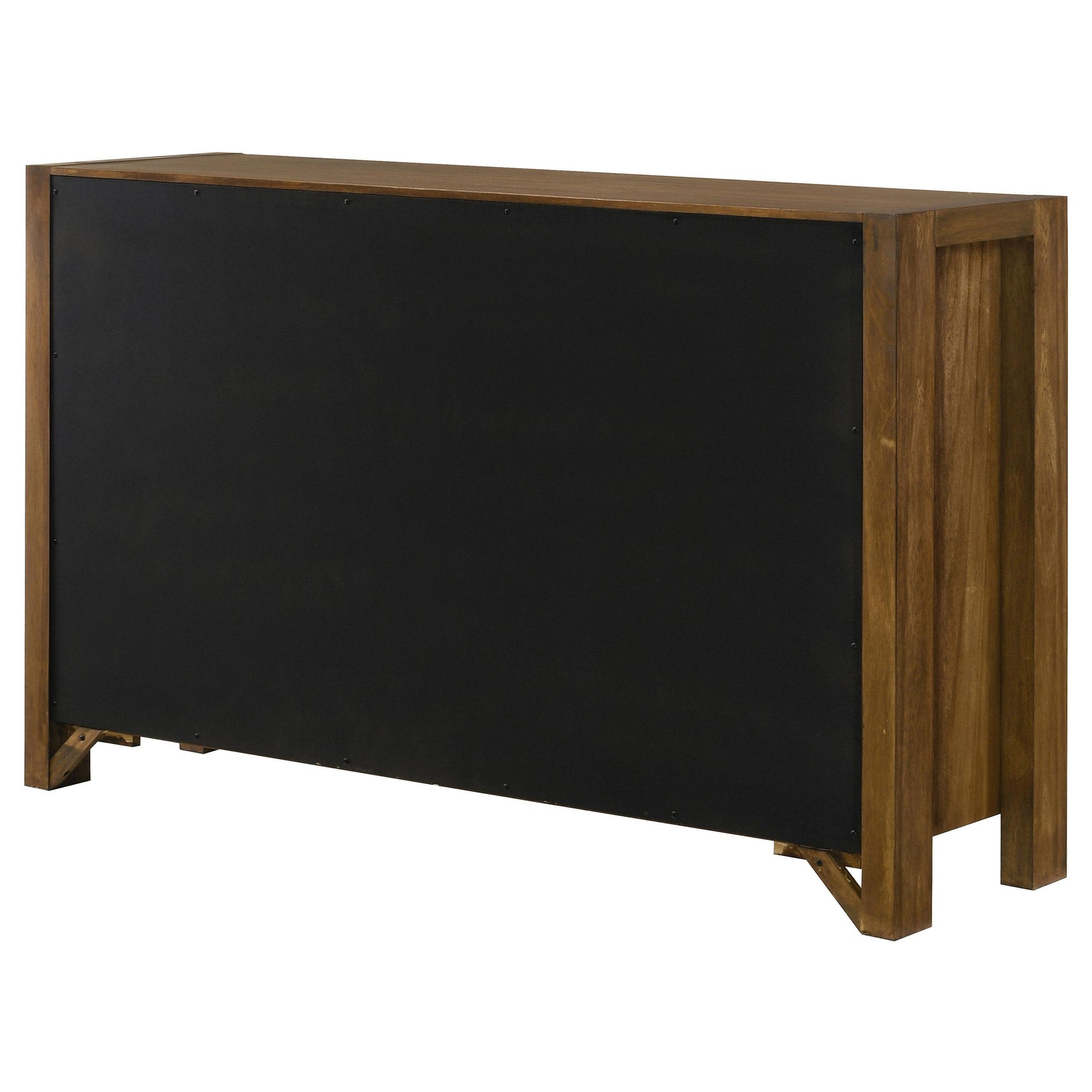 Drawer pulled out showing English dovetail joinery