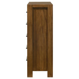 Antique brass bar pulls on Adderley chest drawers
