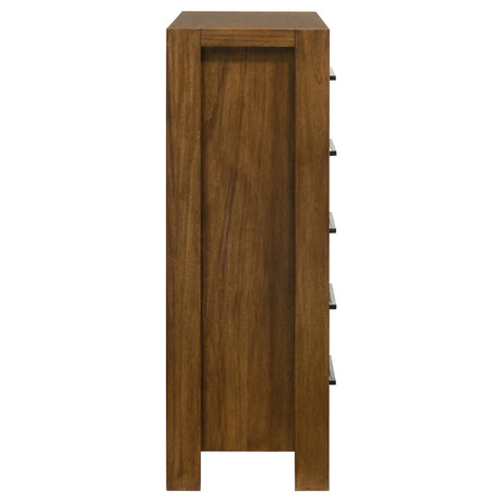 Close-up of drawer dovetail joinery