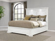 Side angle of McKinney Eastern King LED Light Panel Bed