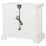 McKinney nightstand leg and plastic glide detail