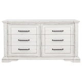 Top angle showing jewelry tray in bottom drawer