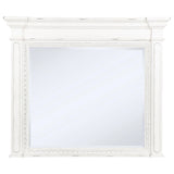 McKinney dresser mirror vintage white mounted on dresser