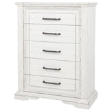 Chest drawers slightly open showing smooth glide