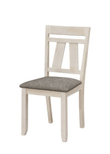 Room lifestyle view of chalk gray dining set
