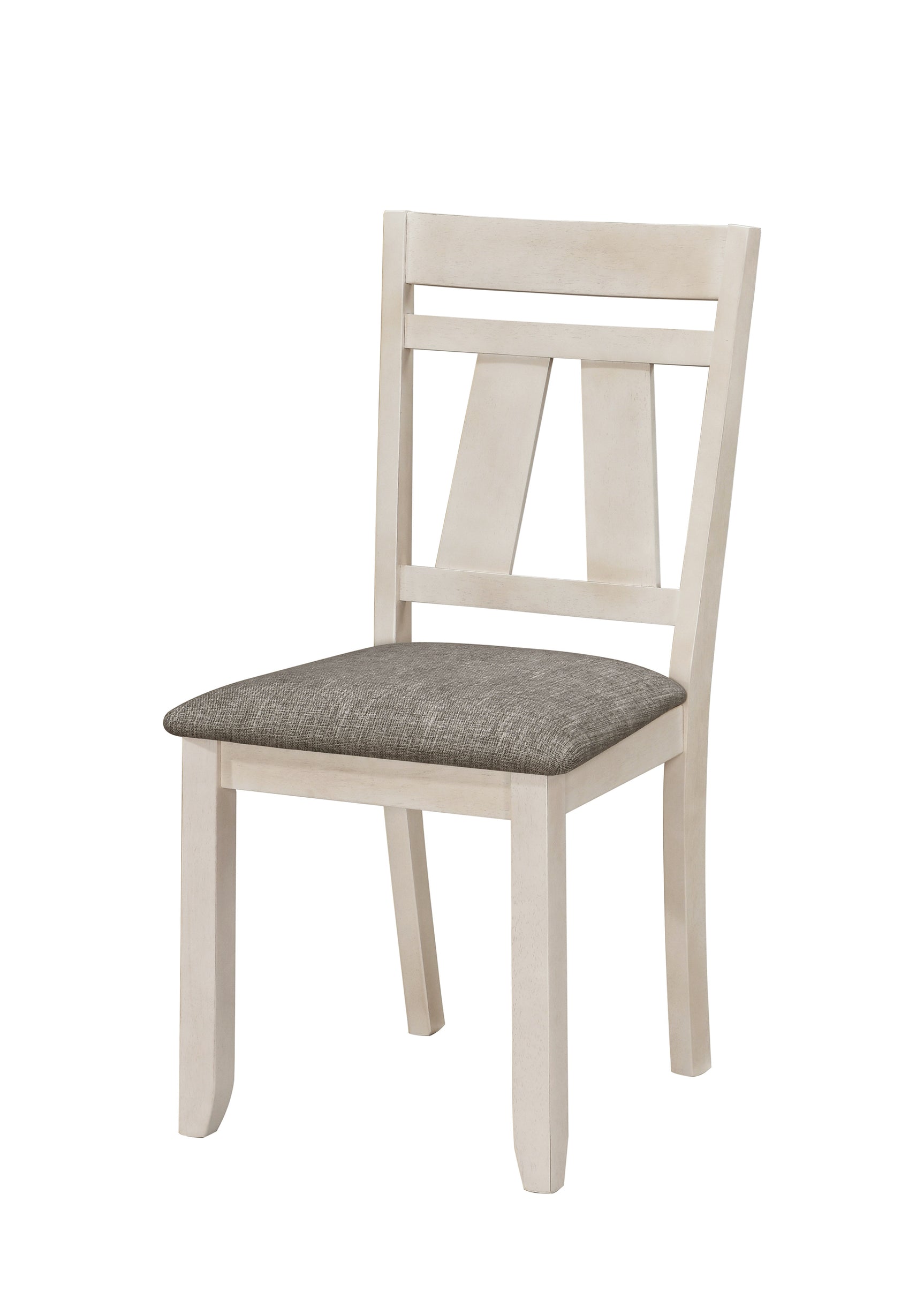 Room lifestyle view of chalk gray dining set