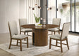 Shari Brown Round Dining Room Set from Decor Furniture