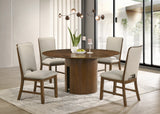 Shari Brown Round Dining Room Set from Decor Furniture