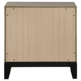 Detail of groove texture on drawer fronts
