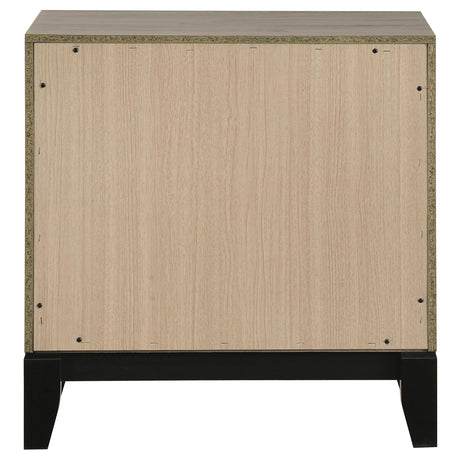 Detail of groove texture on drawer fronts