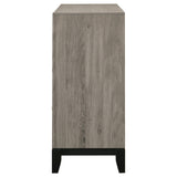 Groove detail on drawer fronts