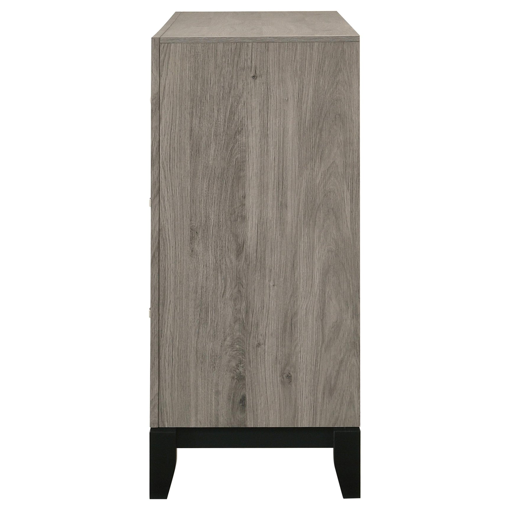 Groove detail on drawer fronts