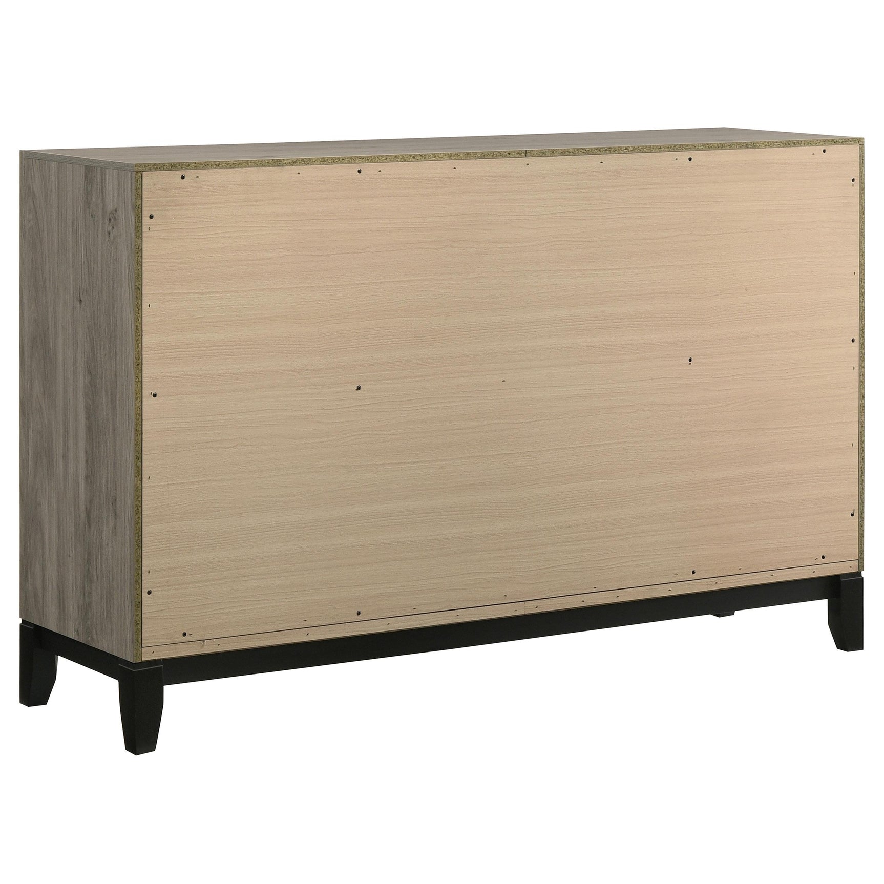 Leveler feet under dresser