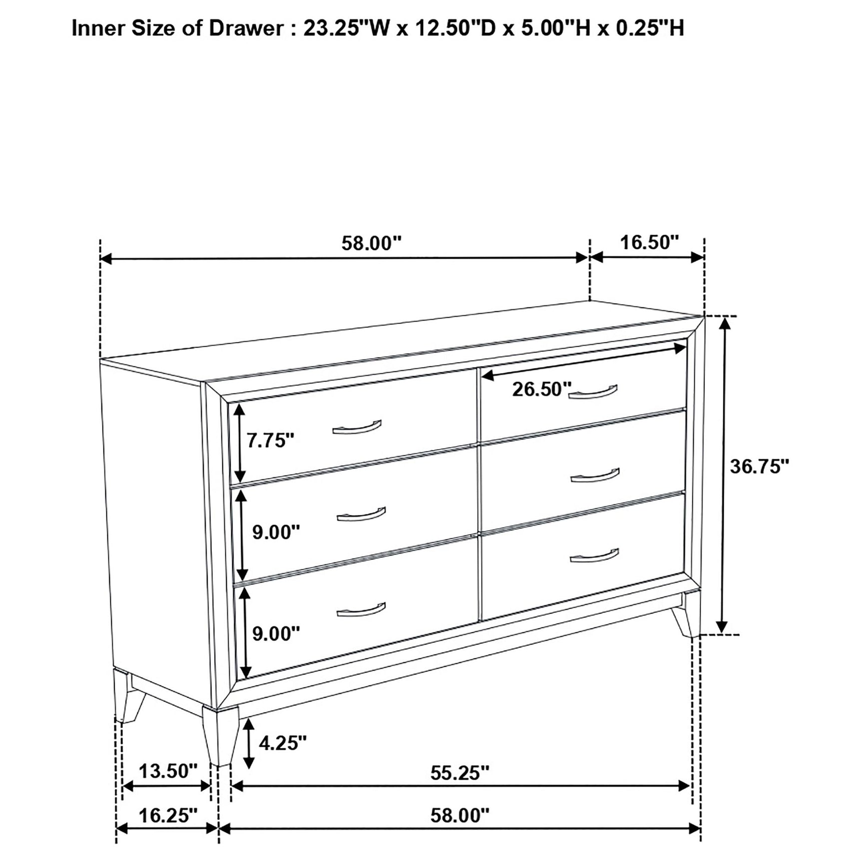 Plastic glide on drawer bottom