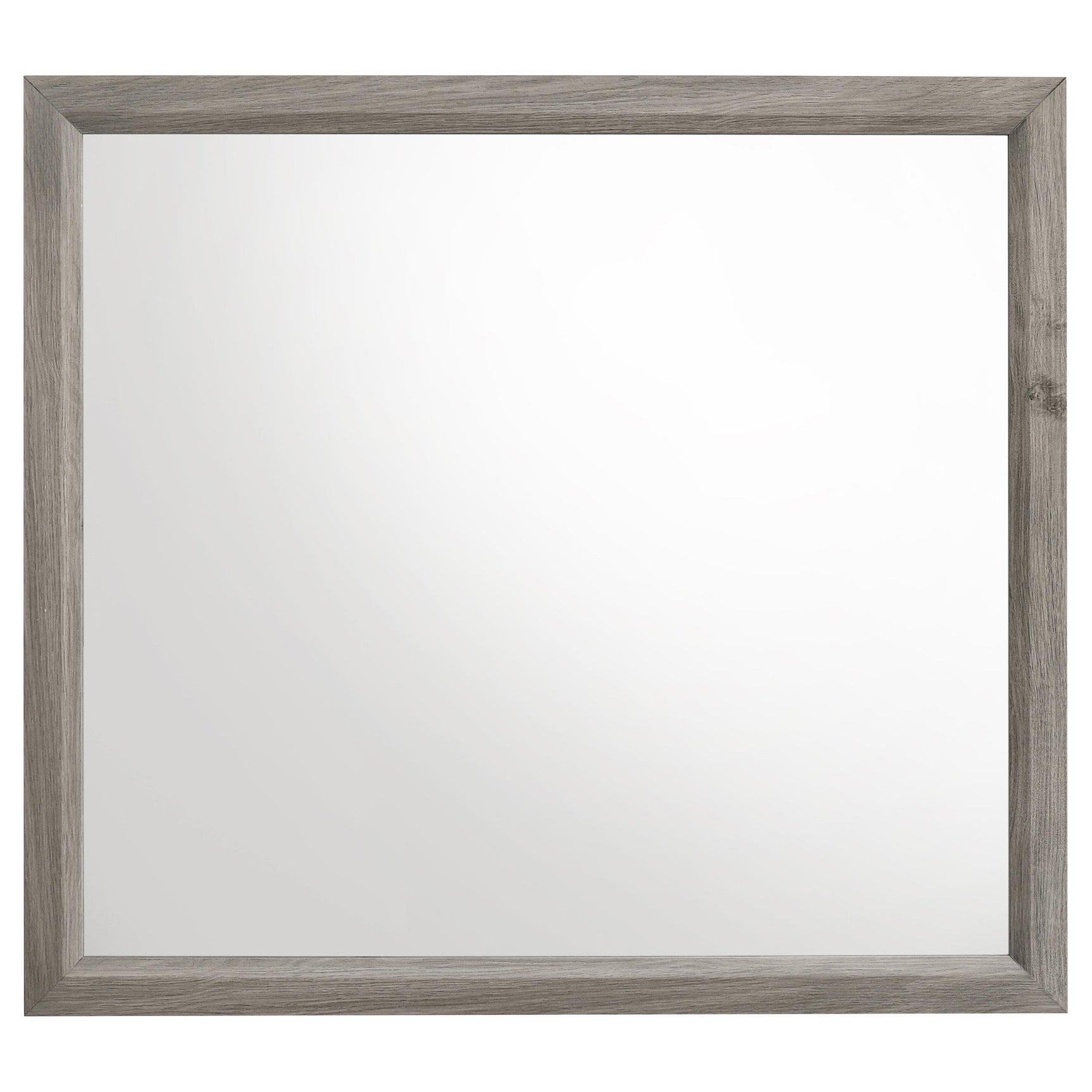 Watson Dresser Mirror Light Taupe mounted on dresser