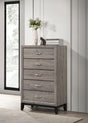 Watson chest drawer side angle showing groove detail