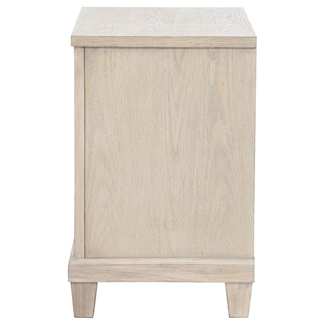 Top view showing surface of Pembroke nightstand