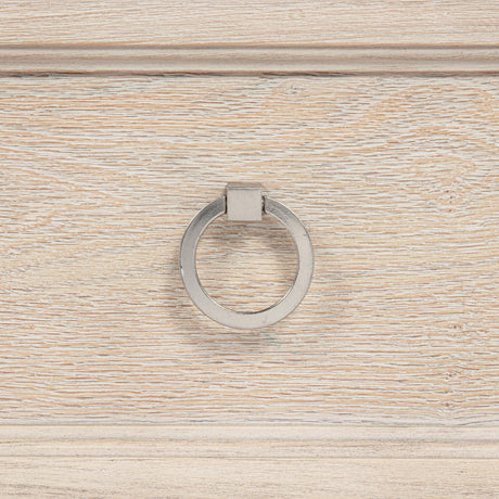 Pembroke washed oak nightstand front view