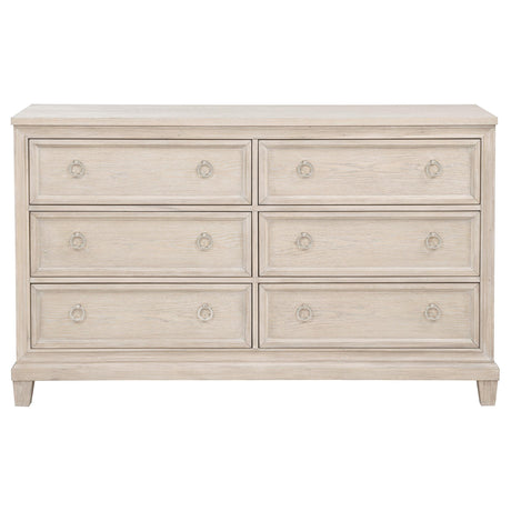 Open drawer detail of Pembroke dresser