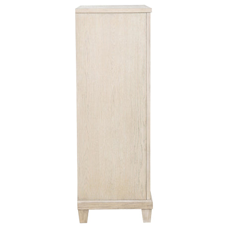 Back view of Pembroke 5-drawer chest
