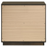 Nightstand with lamp and decor on top