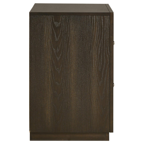 Back view of Atlas nightstand